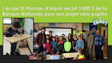 L'école St-Thomas-d'Aquin reçoit 3 000 $