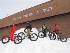 Énergie Famille appuie l’initiative des Fat Bikes du Club plein air de la Polyvalente de La Forêt