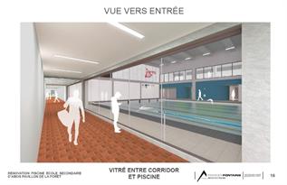 Report du projet de réfection de la piscine du pavillon La Forêt