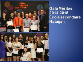 Gala Méritas 2014-2015 école secondaire Natagan