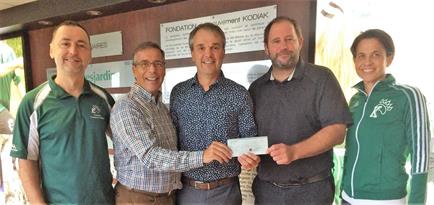 La fondation du Mouvement Kodiak remet 25 000,$ en soutien aux activités du sport étudiant